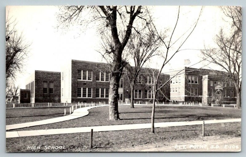 RPPC Elk Point  High School  South Dakota  Postcard