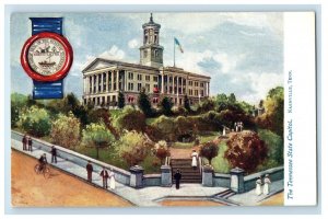 c1910's The Tennessee State Capitol Nashville TN Tuck's Oilette Antique Postcard