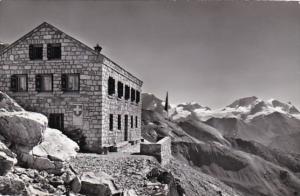 Switzerland Zermatt Zinalrothornhuette Rimpfischhorn und Strahlhorn 1967 Photo