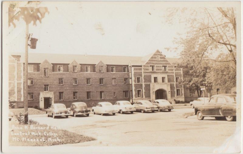 Michigan MI Real Photo RPPC Postcard c1930 MT PLEASANT Central Michigan College