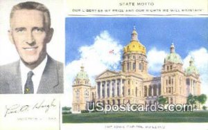 State Motto, Capitol - Iowa City s, Iowa IA  