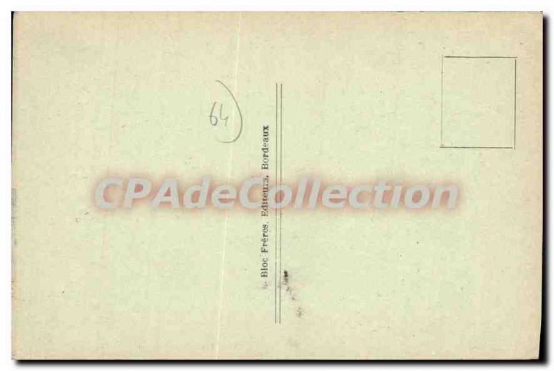 Old Postcard Hendaye Cote Basque Casino