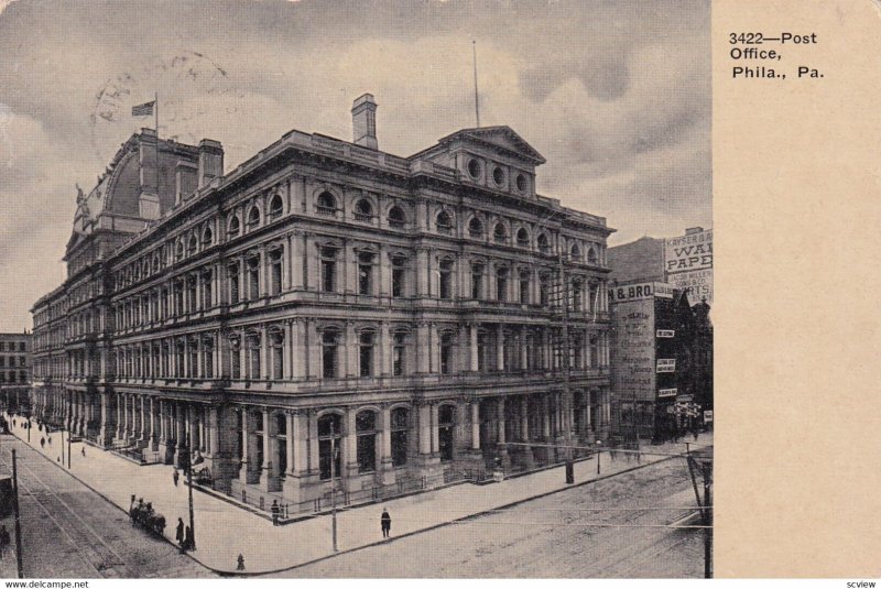 PHILADELPHIA, Pennsylvania, PU-1910; Post Office