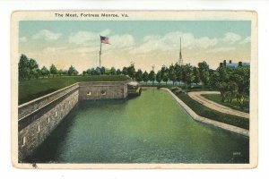 VA - Fortress Monroe. The Moat ca 1918