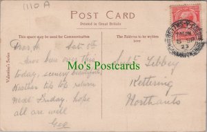 Family History Postcard - Supt Tebbey  - Kettering, Northamptonshire - Ref 1110A