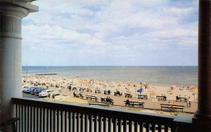 SEASIDE HOTEL Ocean Grove, New Jersey Boardwalk Vintage Postcard 1962