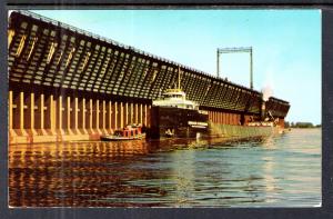 Ore Docks and Frieghter,Upper Great Lakes BIN