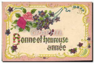 Old Postcard Fantasy Flowers