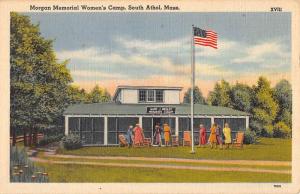 South Athol Massachusetts Morgan Memorial Womens Camp Antique Postcard K43252