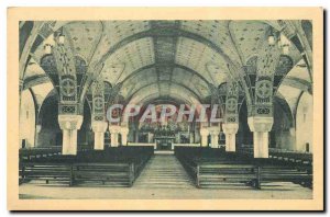 Old Postcard Basilica of Lisieux The Crypt General view