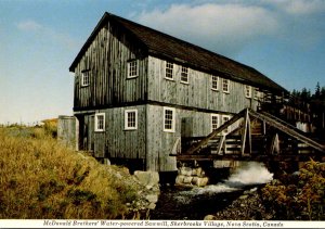 Canada Nova Scotia Sherbrooke Village McDonald Brothers Water Powered Sawmill