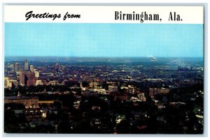 c1920's Greetings From Birmingham Industrial Center Building Alabama AL Postcard