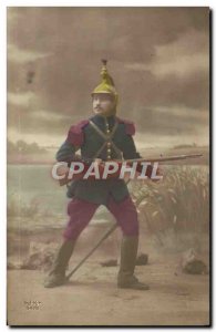 Old Postcard Fancy Man Army Soldier