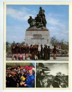 488695 USSR SEVASTOPOL 1981 Monument Heroes-Komsomol PIONEERS poster Old