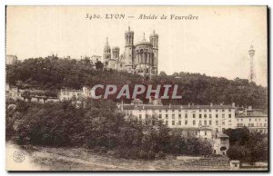 Postcard Old Lyon Apse Of Fourviere