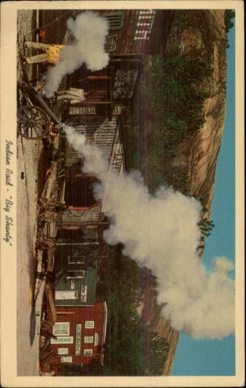 Big Shanty Kennesaw GA Great Locomotive Chase Postcard