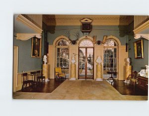 Postcard Entrance Hall, Monticello, Charlottesville, Virginia