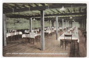 Main Dining Hall Uncanoonuc Hotel Mountains New Hampshire 1910c postcard