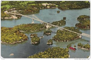 The Thousand Islands International Bridge, Canadian Section, Canada, 40-60s