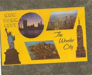 NYC NEW YORK CITY 1969 TOURIST Postcard