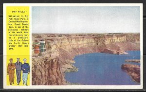 Washington, Dry Falls - Grand Coulee Dam - [WA-032]