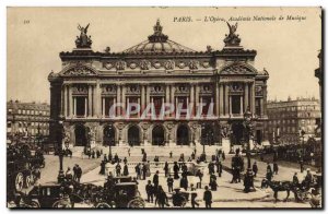 Old Postcard The Paris Opera National Academy of Music