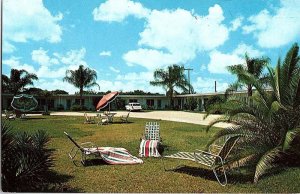 Postcard MOTEL SCENE Clearwater Florida FL AI7558