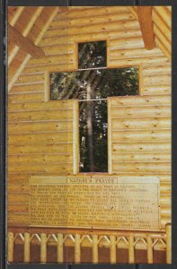 Michigan, Grayling - Window In Chapel - Hartwick Pines State Park - [MI-197]