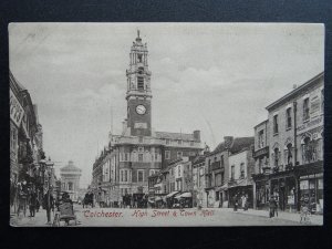 Essex Colchester HIGH STREET & TOWN HALL c1906 Postcard by Frith