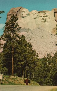 Vintage Postcard Mount Rushmore National Memorial Black Hills South Dakota SD