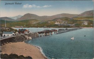 Wales Postcard - Barmouth Viaduct, Merionethshire  DC389