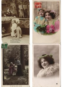 LADIES ROMANTIC GLAMOUR 1000 REAL PHOTO Vintage Postcards (Part 2.) (L2958)