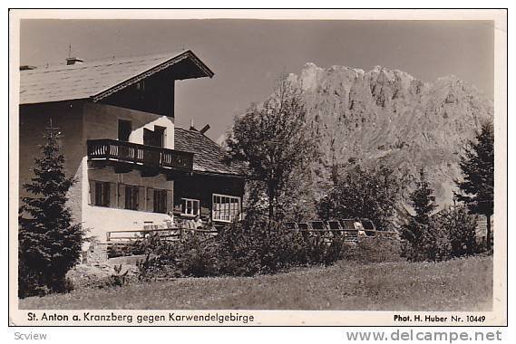 RP, St. Anton A. Kranzberg Gegen Karwendelgebirge, Tyrol, Austria, 1920-1940s