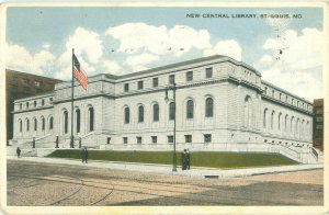 St. Louis, MO New Central Library 1916 Postmark