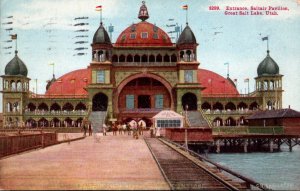 Utah Great Salt Lake Saltair Pavilion Entrance 1911