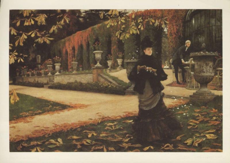 'The Letter' James Tissot National Gallery Of Canada Art Unused Postcard D31