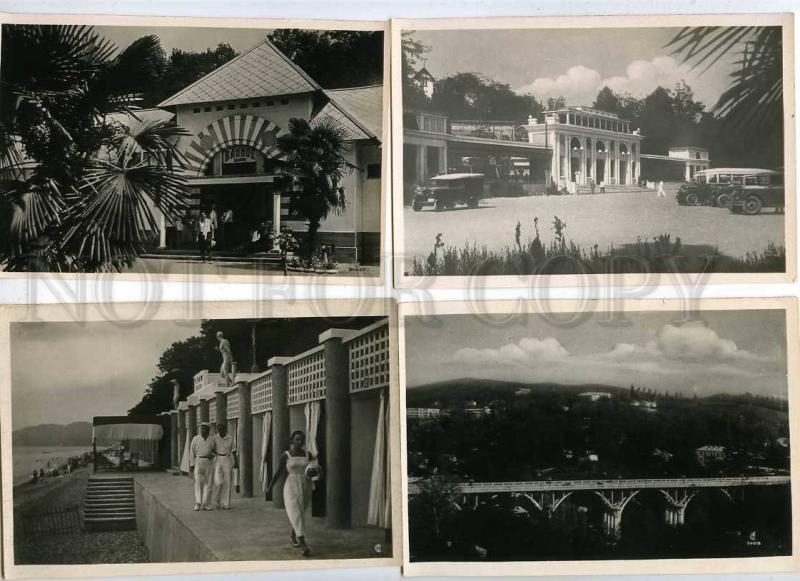 183496 USSR Sochi 1937 year set 30 postcards in original cover