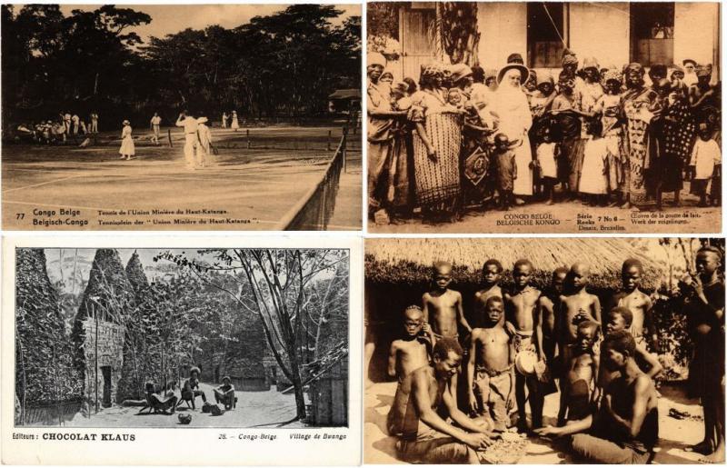 BELGIAN CONGO AFRICA 74 CPA AFRIQUE Vintage Postcards pre-1940