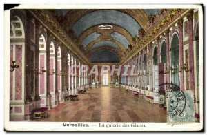 Old Postcard The Versailles Hall of Mirrors