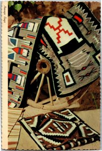 Assortment of Navajo Rugs Postcard H26