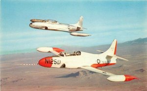 Aircraft USAF T-33 Trainer Military US Airforce Mellinger Postcard Dexter 11020