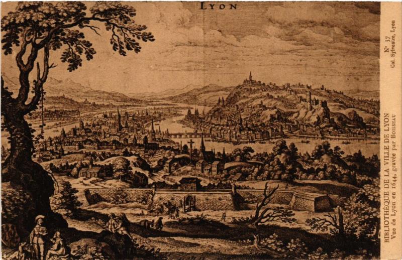 CPA LYON Vue de LYON en 1644 (442706)