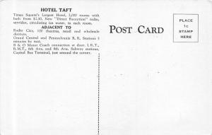 New York City~Hotel Taft~5 Views-Coffee Shop-Lobby-Tap Room-Grill~1920s Postcard