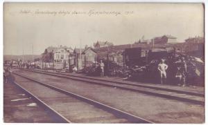 Czech Legion Siberia at Train Siding Njazepetrovskaja RPPC 24942