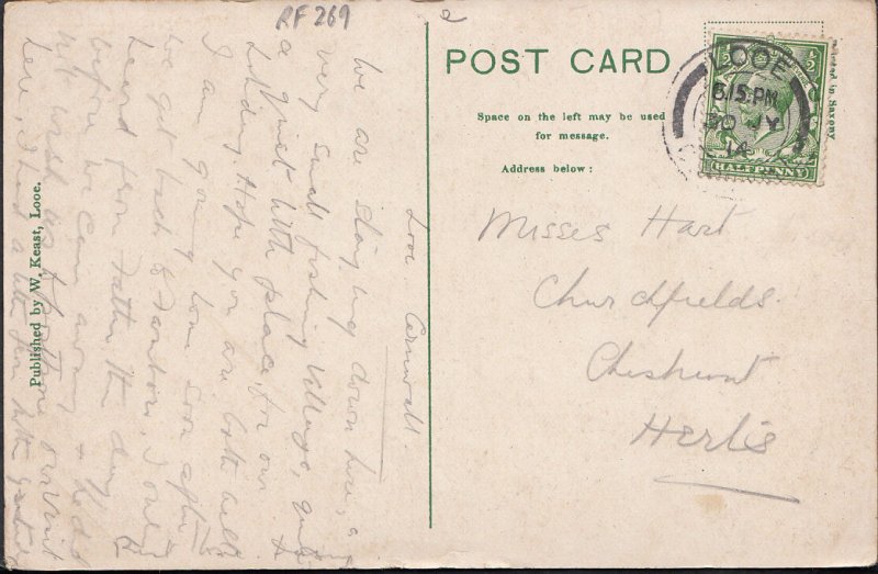 Genealogy Postcard - Hart - Churchfields, Cheshunt, Hertfordshire  RF269