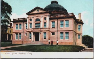 Courthouse Danbury Connecticut Vintage Postcard C083