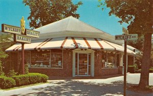 Wyckoff New Jersey Wyckoff Quality Bakery, Photochrome Vintage Postcard U7716