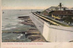 LP20  Las Bobedas, Forts built by old Spaniards, Panama, 