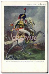 Old Postcard Militaria A cavalry officer the mild Gericault