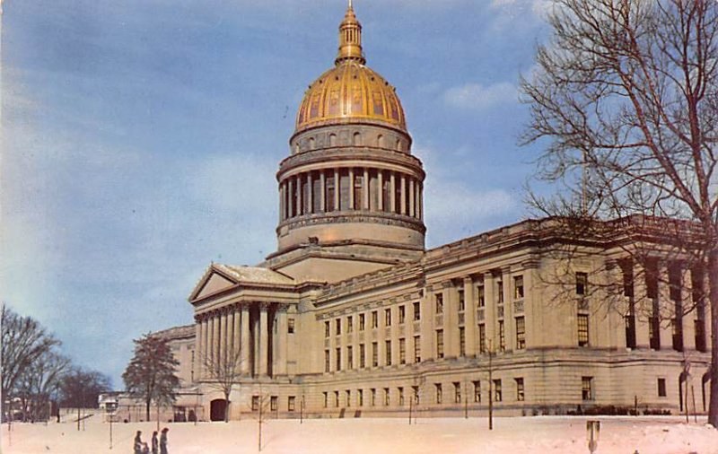 State Capitol in Winter - Charleston, West Virginia WV  